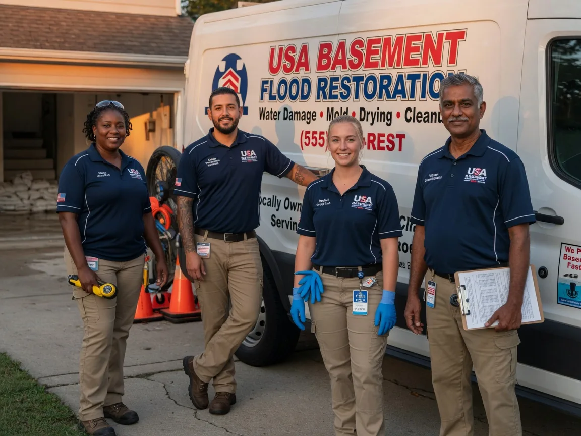 Basement Flood Cleanup company in Shobonier, IL